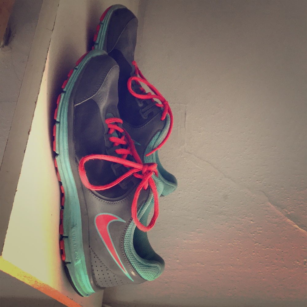 Nike athletic running shoes